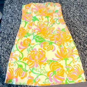Lilly Pulitzer Strapless Mini Dress